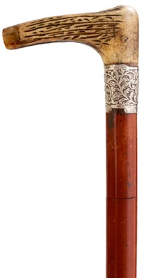 Lot A 19TH CENTURY SWORD STICK OF LARGE PROPORTIONS