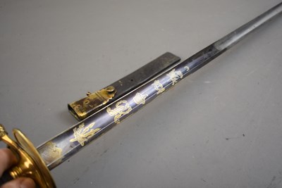 Lot 131 - A 1796 PATTERN INFANTRY OFFICER'S SWORD