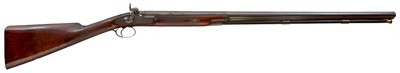 Lot A CRISP 14-BORE SINGLE BARRELLED PERCUSSION SPORTING GUN BY REILLY