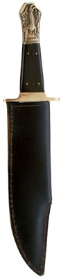 Lot A COFFIN POMMEL BOWIE KNIFE BY MIDDLETON & SONS