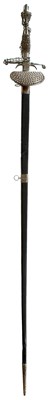 Lot 141 - A GOOD 19TH CENTURY CUT STEEL HILTED SMALLSWORD BY DAVIES & SON