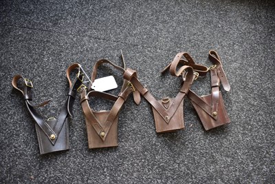 Lot 859 - A SELECTION OF FIRST WAR PERIOD FIELD SERVICE PATTERN SWORD FROGS