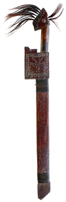 Lot 115 - A 19TH CENTURY INDONESIAN ALOR RUGI OR CEREMONIAL SWORD