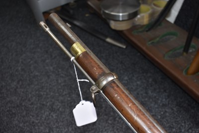 Lot 436 - A .577 CALIBRE PERCUSSION THREE-BAND ENFIELD RIFLE