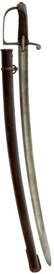 Lot AN ITALIAN MODEL 1833 MOUNTED ARTILLERY SWORD