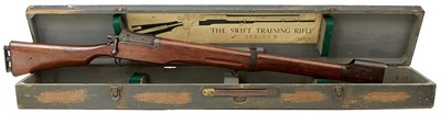 Lot 396 - A CASED SWIFT TRAINING RIFLE