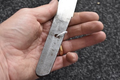 Lot 14 - A WAKIZASHI BLADE