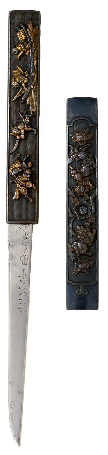 Lot 40 - A SHAKUDO-NANAKO KODZUKA