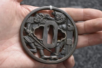 Lot 34 - THREE IRON TSUBA