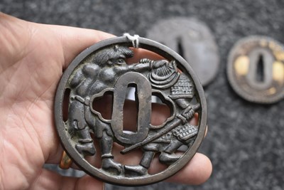 Lot 34 - THREE IRON TSUBA
