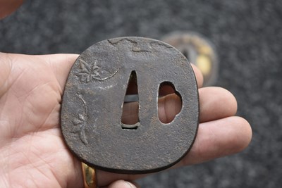 Lot 34 - THREE IRON TSUBA