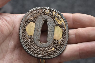 Lot 34 - THREE IRON TSUBA