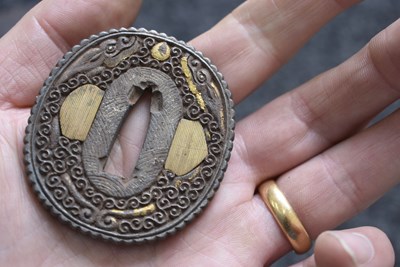 Lot 34 - THREE IRON TSUBA