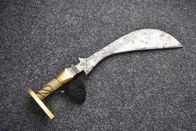 Lot 61 - OF LING RAJENDER WADEER INTEREST - A FINE GOLD COORG AYDA KATTI