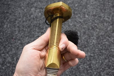 Lot 61 - OF LING RAJENDER WADEER INTEREST - A FINE GOLD COORG AYDA KATTI