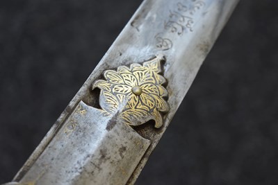 Lot 60 - OF TIPU SULTAN INTEREST - AN 18TH CENTURY INDIAN FIRANGI OR KHANDA FROM THE MYSORE ARSENAL