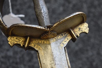 Lot 60 - OF TIPU SULTAN INTEREST - AN 18TH CENTURY INDIAN FIRANGI OR KHANDA FROM THE MYSORE ARSENAL