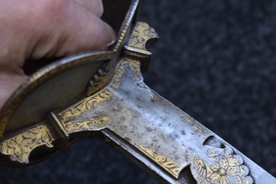 Lot 60 - OF TIPU SULTAN INTEREST - AN 18TH CENTURY INDIAN FIRANGI OR KHANDA FROM THE MYSORE ARSENAL