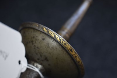 Lot 60 - OF TIPU SULTAN INTEREST - AN 18TH CENTURY INDIAN FIRANGI OR KHANDA FROM THE MYSORE ARSENAL