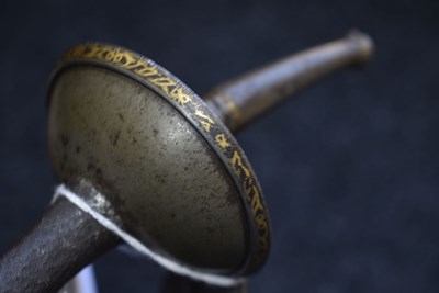 Lot 60 - OF TIPU SULTAN INTEREST - AN 18TH CENTURY INDIAN FIRANGI OR KHANDA FROM THE MYSORE ARSENAL