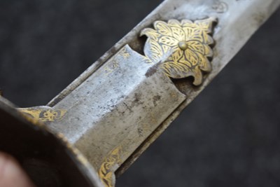 Lot 60 - OF TIPU SULTAN INTEREST - AN 18TH CENTURY INDIAN FIRANGI OR KHANDA FROM THE MYSORE ARSENAL