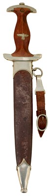Lot A THIRD REICH ERASED ROHM INSCRIPTION SA DAGGER