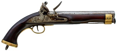 Lot A .690 CALIBRE FLINTLOCK BELGIAN SEA SERVICE PISTOL