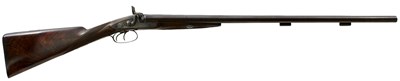 Lot 191 - A 14-BORE DOUBLE BARRELLED PERCUSSION SPORTING GUN BY THOMAS NORFOLK OF BURY ST EDMUNDS