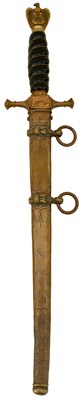 Lot AN IMPERIAL GERMAN NAVAL OFFICER'S DAGGER