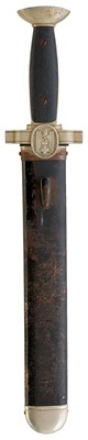 Lot A THIRD REICH DRK MAN'S HEWER OR DAGGER