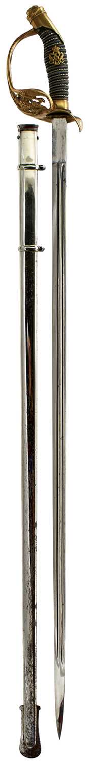 Lot 698 - AN 1899 PATTERN PRUSSIAN IMPERIAL INFANTRY OFFICER'S SWORD