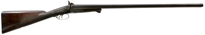 Lot 196 - A 14-BORE DOUBLE BARRELLED PINFIRE SPORTING GUN BY JEFFERY