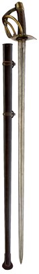 Lot A WATERLOO PERIOD FRENCH CUIRASSIER'S SWORD