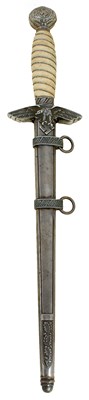 Lot A THIRD REICH SECOND PATTERN LUFTWAFFE OFFICER'S DAGGER