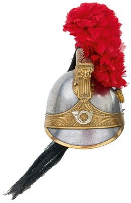Lot A FRENCH MODEL 1910 CHASSEURS A CHEVAL HELMET