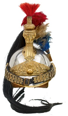 Lot A FRENCH MODEL 1872 CUIRASSIER'S HELMET