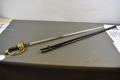 Lot 697 - AN 1899 PATTERN PRUSSIAN IMPERIAL INFANTRY OFFICER'S SWORD