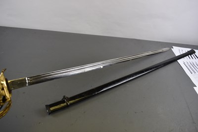 Lot 697 - AN 1899 PATTERN PRUSSIAN IMPERIAL INFANTRY OFFICER'S SWORD