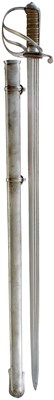 Lot AN 1821 PATTERN INDIAN CAVALRY OFFICER'S SWORD WITH TROPHY BLADE