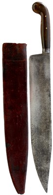 Lot A 19TH CENTURY TRADE OR BIONEER'S BOWIE OR HUNTING KNIFE