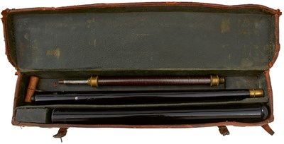 Lot A 19TH CENTURY CASED WALKING STICK AIRCANE BY BALES OF IPSWICH