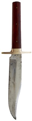 Lot A BRACE OF BOWIE OR HUNTING KNIVES