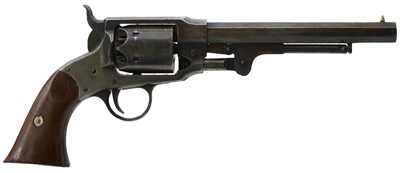 Lot 302 - A CRISP .44 CALIBRE SIX-SHOT PERCUSSION ROGERS & SPENCER ARMY REVOLVER