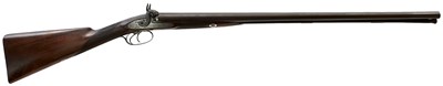 Lot 198 - A 13-BORE DOUBLE BARRELLED PERCUSSION SPORTING GUN BY WESTLEY RICHARDS