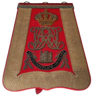 Lot A VICTORIAN NORTHUMBERLAND FUSILIERS FULL DRESS SABRETACHE