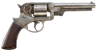 Lot A .44 CALIBRE SIX-SHOT PERCUSSION STARR MODEL 1858 DOUBLE ACTION REVOLVER