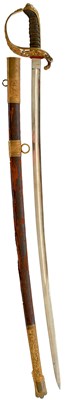 Lot A 19TH CENTURY AUSTRO-HUNGARIAN OFFICER'S SWORD