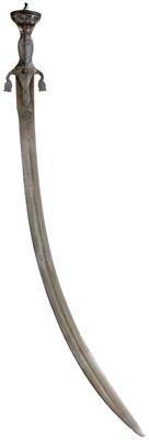 Lot A LATE 18TH CENTURY AFGHAN PULWAR OR SWORD