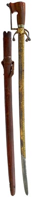 Lot A 19TH CENTURY MOROCCAN NIMCHA OR SWORD
