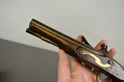 Lot 242 - A 28-BORE FLINTLOCK COACHING PISTOL BY TWIGG